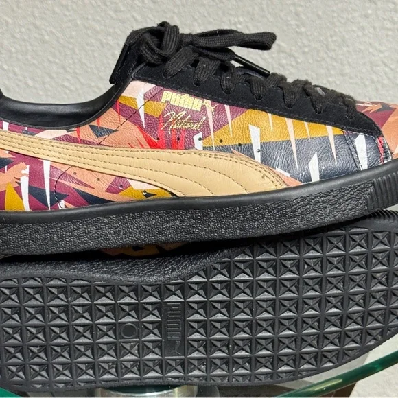 PUMA CLYDE MOON JUNGLE x Natural Multicolor Size 8.5 US Men's Sneakers - Picture 6 of 13